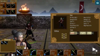 Elven Warmaiden v1.0 - TiNYiSO gameplay screenshot 1