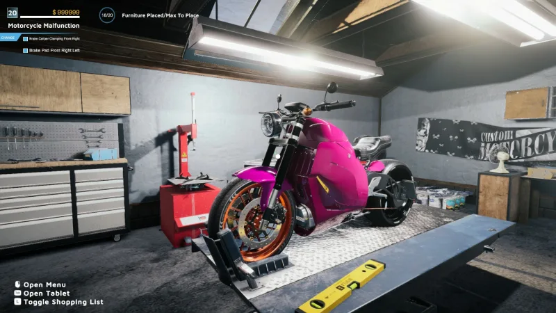 Motorcycle Mechanic Simulator 2021 Electric Bike v1.0.57.10 - DOGE gameplay screenshot 3