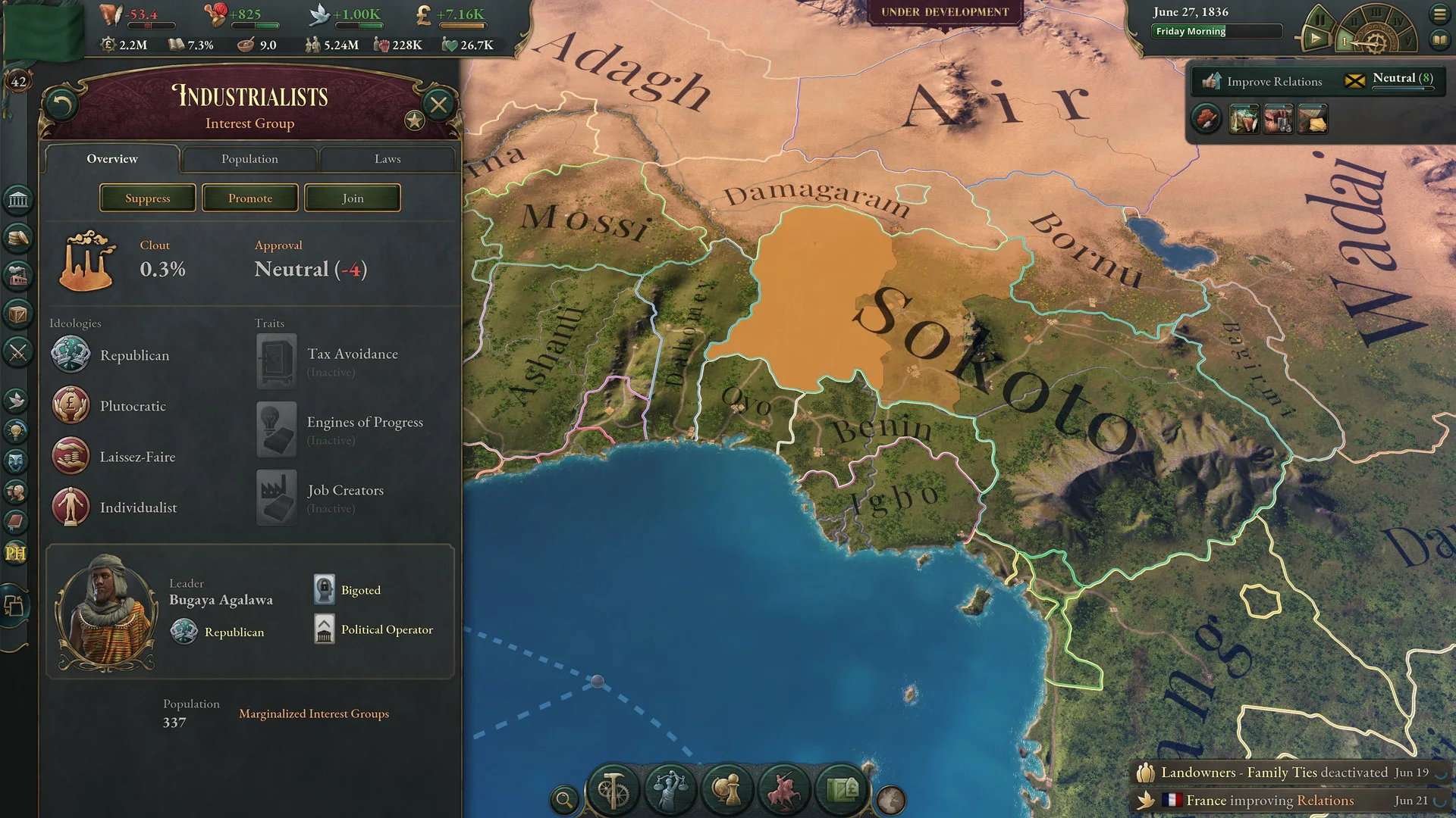 Victoria 3 v1.12.4 + Update (RUNE) + Iberian Twilight DLC gameplay screenshot 2