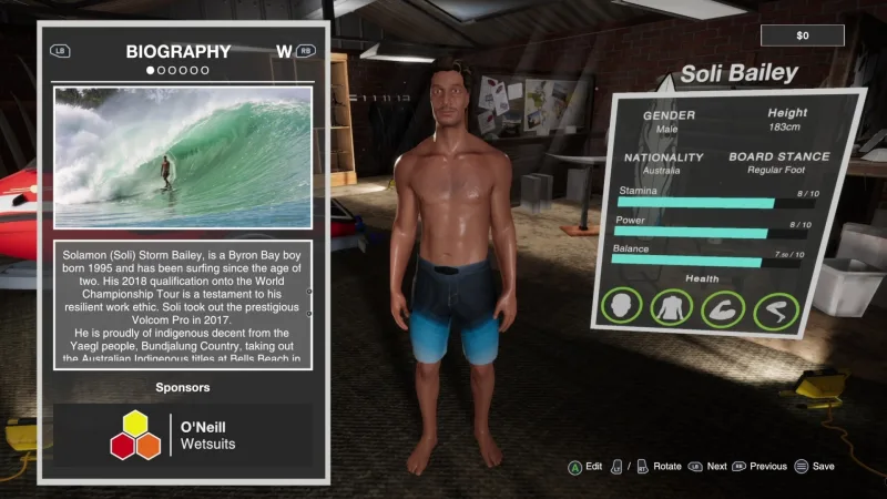 Barton Lynch Pro Surfing v032 - TENOKE gameplay screenshot 3