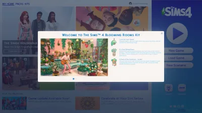 The Sims 4 Blooming Rooms Kit v1.81.72.1030 - P2P gameplay screenshot 1