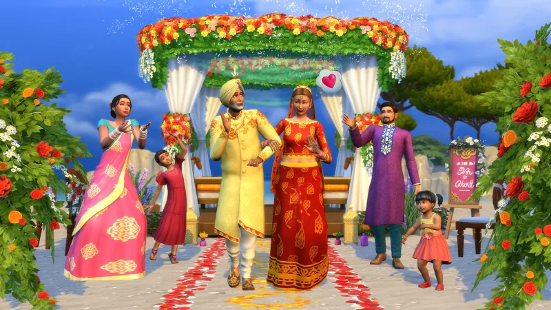 The Sims 4 My Wedding Stories - CODEX + Update v1.86.166.1030 gameplay screenshot 3