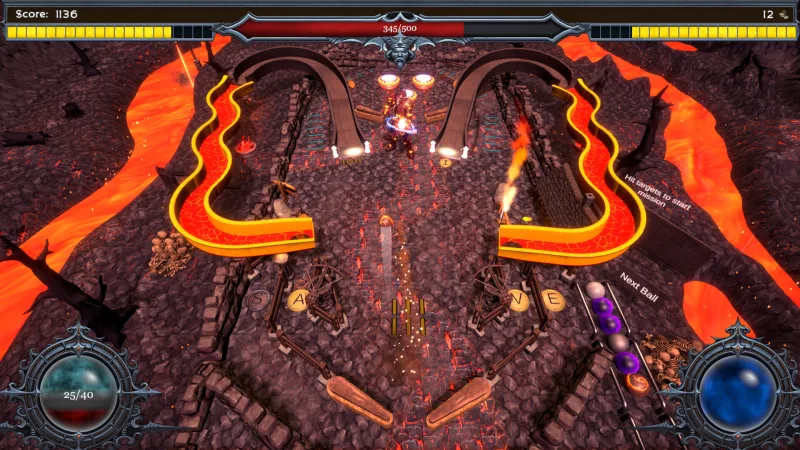 Runix Pinball Roguelike Build 24256433 (TENOKE) gameplay screenshot 3