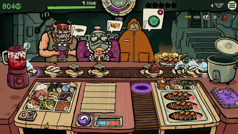 Goblin Sushi v0.4.3 gameplay screenshot 3