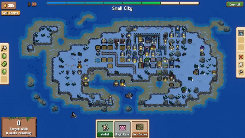 Combolands Roguelike Citybuilder v1.0.6a gameplay screenshot 3