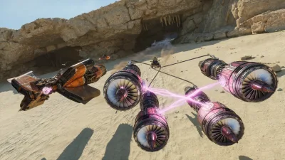 STAR WARS Galactic Racer gameplay screenshot 2