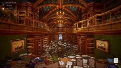 Librarian Tidy Up the Arcane Library: Update v1.0.11 (TENOKE) gameplay screenshot 1
