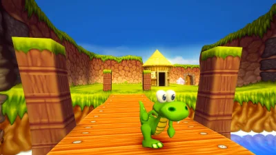 Croc 2 Kingdom of the Gobbos gameplay screenshot 1