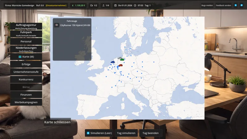 European Logistics Tycoon Build 23313640 (P2P) gameplay screenshot 3