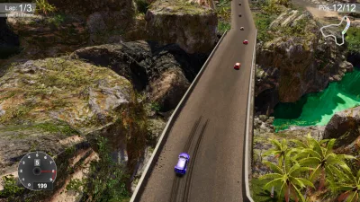 Neon Curves Racing Build 21907752 (TENOKE) gameplay screenshot 2