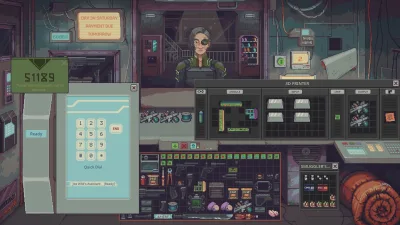 Probably Stolen Cyberpunk Shopkeeper Sim gameplay screenshot 2