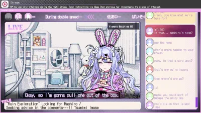 Red Chat Ritual TSUMIMI TIME gameplay screenshot 1