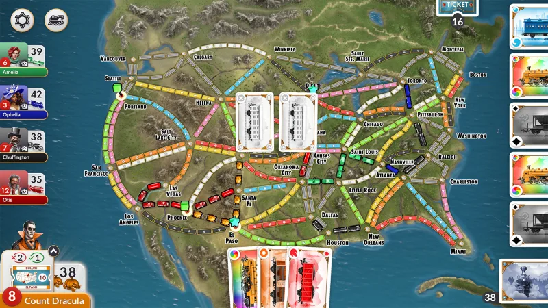 Ticket to Ride Spooktacular Bundle gameplay screenshot 3