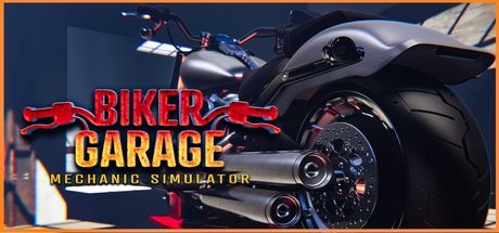 Biker Garage Mechanic Simulator v20211020 - PLAZA + all DLC cover art