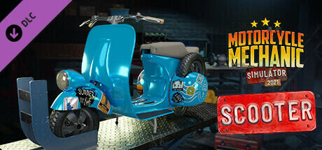 Motorcycle Mechanic Simulator 2021 Scooter Build 9762518 (Pre-Installed) cover art