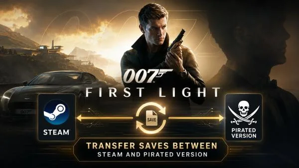 007 First Light - Transfer Saves between Steam and Pirated version v44.1.1780182441 cover art