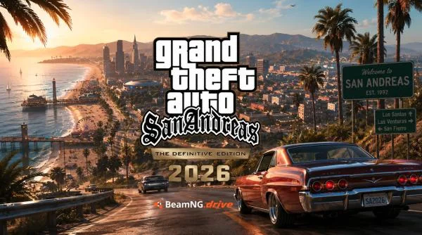 BeamNG.drive - San Andreas The Definitive Edition 2026 Rebuilt v2.1 cover art