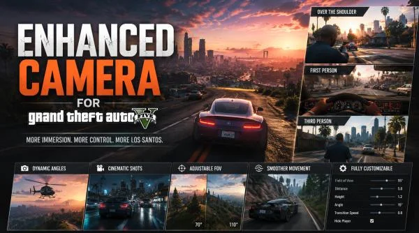 Enhanced Camera v2.0.0 for Grand Theft Auto 5 mod preview